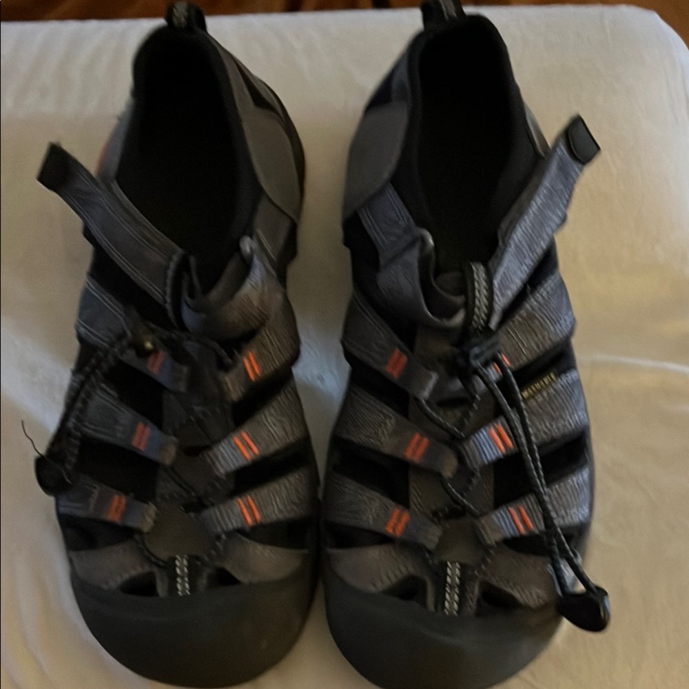 Kids Black and Gray Outdoor Shoes